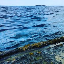 Close-up of rippled water