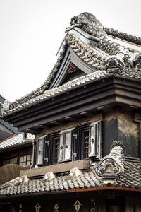 Low angle view of temple