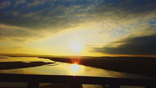 Scenic view of sunset sky