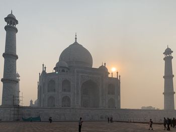 View against clear sky during sunrise