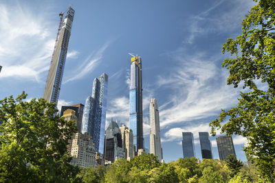 Low angle view of buildings against sky