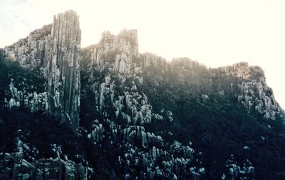 Scenic view of mountain against sky