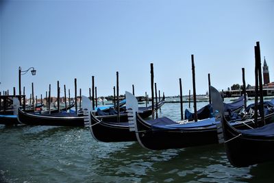 Boats in sea