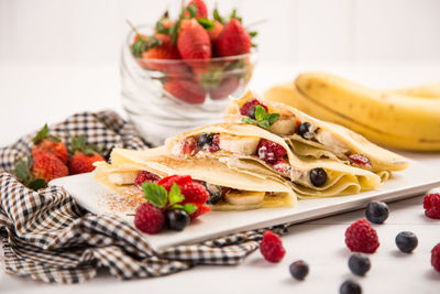 Close-up of fruit salad