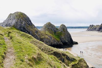 Three cliffs bay.