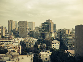 Cityscape against sky