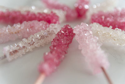 Close-up of pink cake