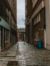 Street amidst buildings in city