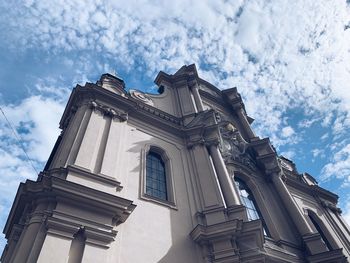 Low angle view of building against sky
