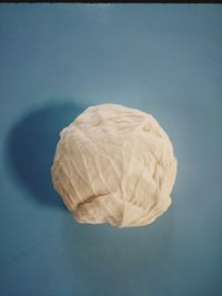 High angle view of ice cream on table