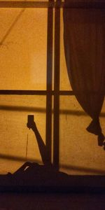 Shadow of window on wall
