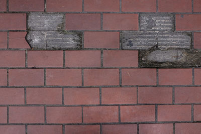 Full frame shot of brick wall
