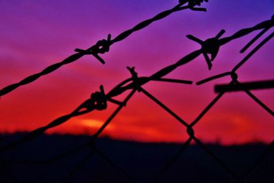 Close-up of chainlink fence