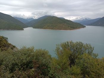 Nice picture for zhinvali reservoir near to tblisi in georgia