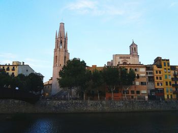 View of church at waterfront