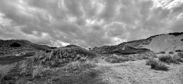 Panoramic view of landscape against sky