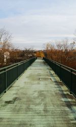 Footbridge over river