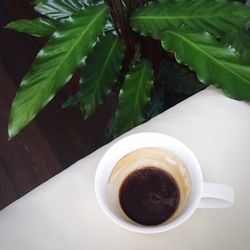 Close-up of coffee cup