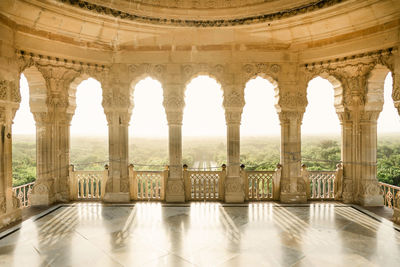 Low angle view of historical building