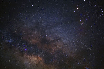 Low angle view of stars in sky