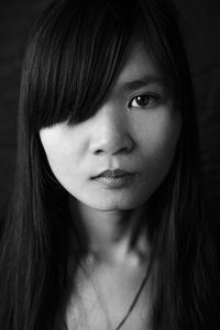 Portrait of young woman