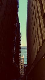 Low angle view of modern buildings