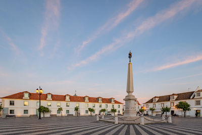 View of temple against sky in city