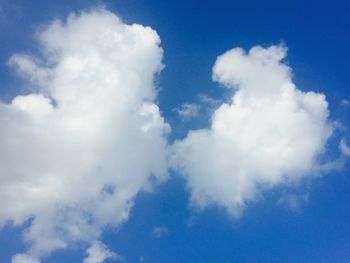 Low angle view of clouds in sky