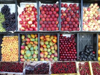 Fruits for sale in market stall