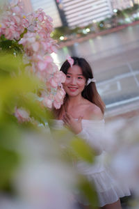 smiling