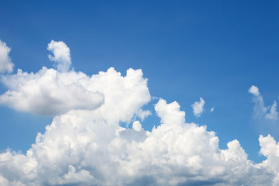 Low angle view of clouds in sky
