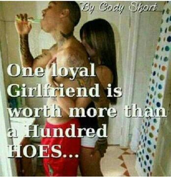 Loyal girlfriend