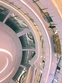 Abstract image of airplane in city