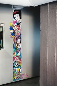 Close-up of multi colored wall