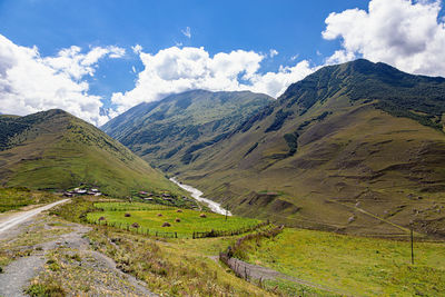 North ossetia, russia the village of kamunta is located in the digorsky songutidon gorge