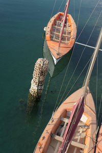  view of sailboats on sea