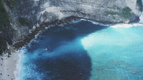 Aerial view of sea