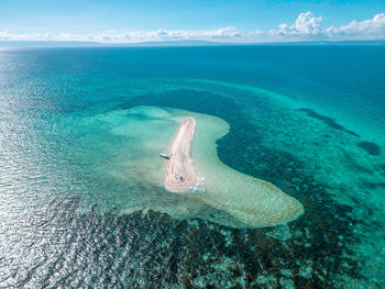 Aerial view of sea