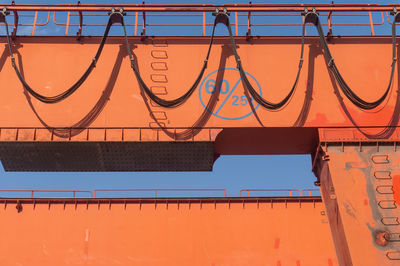 Low angle view of built structure against sky during sunset