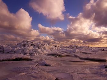 Panoramic view of landscape against sky