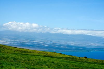 Scenic view of landscape against sky