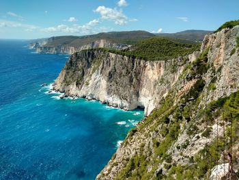 Panoramic view of sea against sky