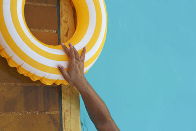 Close-up of human hand