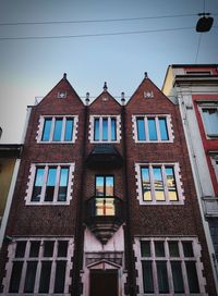 Low angle view of building against sky