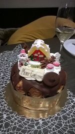 Close-up of pastry