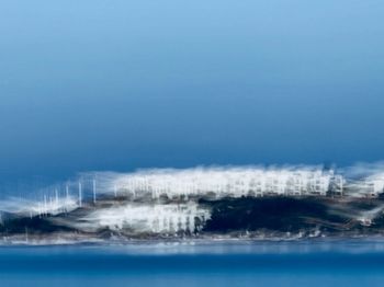 Close-up of sea against sky