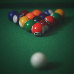 Close-up of colorful objects