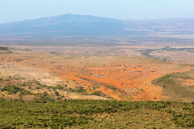 Scenic view of landscape against sky