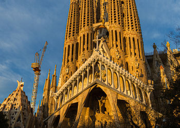 Low angle view of cathedral against sky