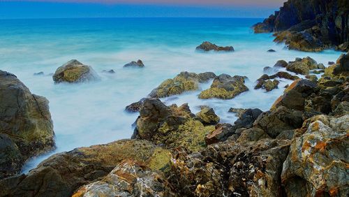 Panoramic view of sea against sky